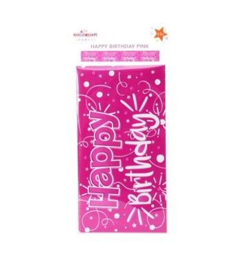 9ft Banner Happy Birthday Pink