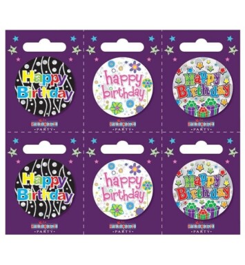 Happy Birthday Small Badges