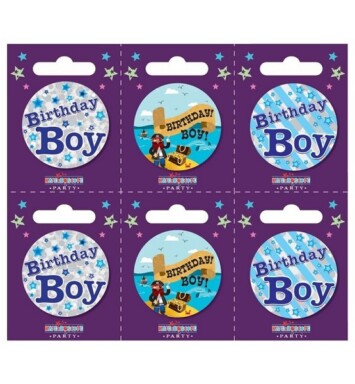 Birthday Boy Small Badges