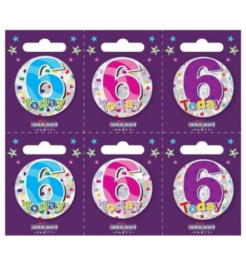 Age 6 Small Badges