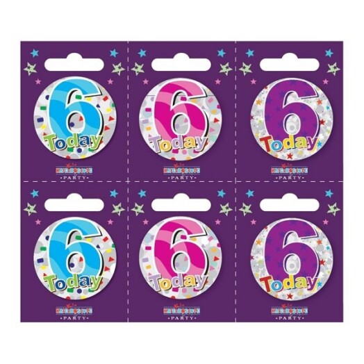 Age 6 Small Badges