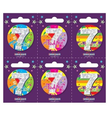 Age 7 Small Badges