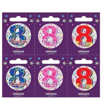 Age 8 Small Badges