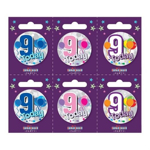 Age 9 Small Badges