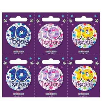 Age 10 Small Badges