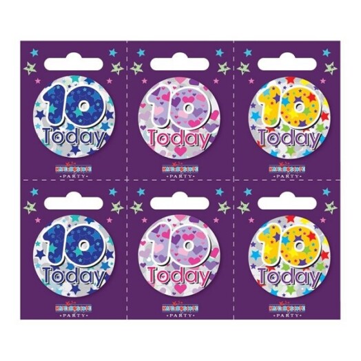 Age 10 Small Badges
