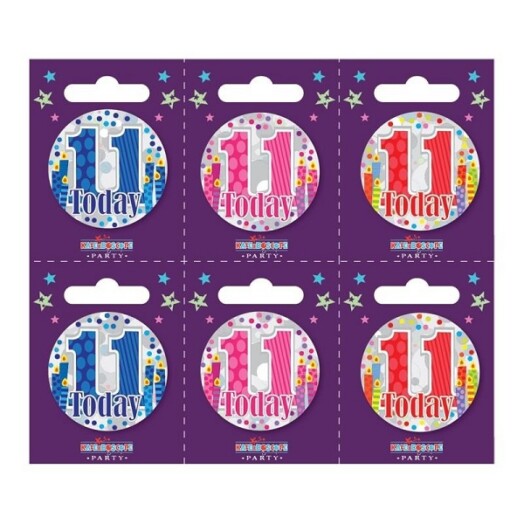Age 11 Small Badges