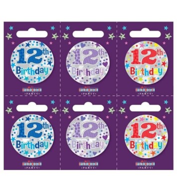 Age 12 Small Badges