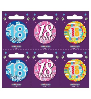 Age 18 Small Badges
