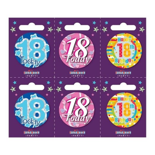 Age 18 Small Badges