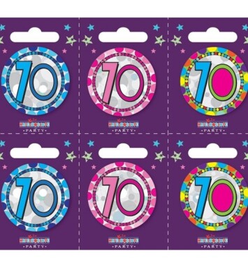Age 70 Small Badges