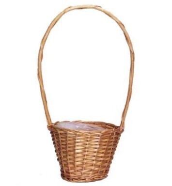 Golden Lily Pot Mum Basket