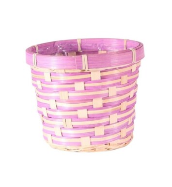 Bamboo Drop in Basket - Lilac