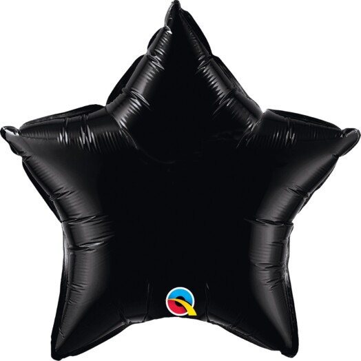 Unpackaged 36" Onyx Black Star Foil Balloon