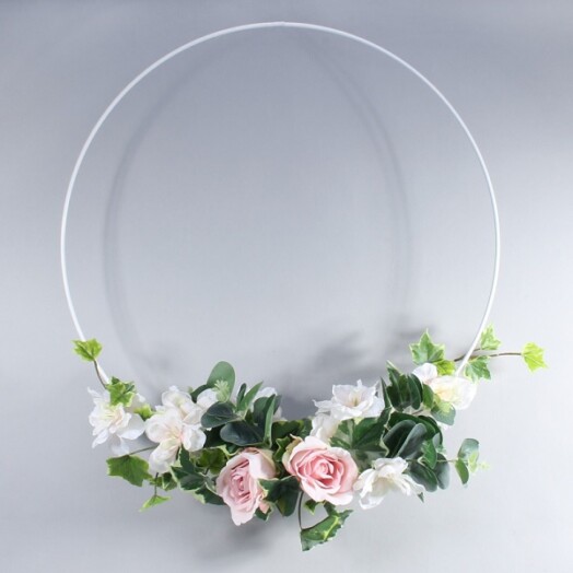 60cm Bridesmaid Flower Hoop