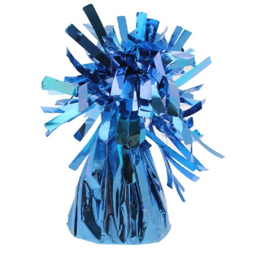 Box of 12 Apac Foil Balloon Weights - Baby Blue