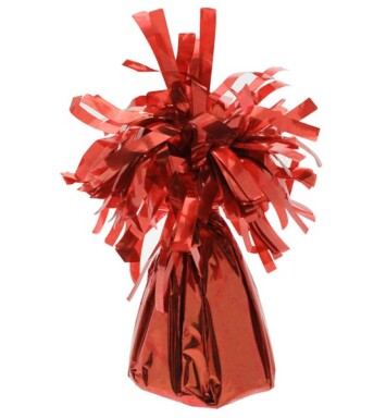 Box of 12 Apac Foil Balloon Weights - Red