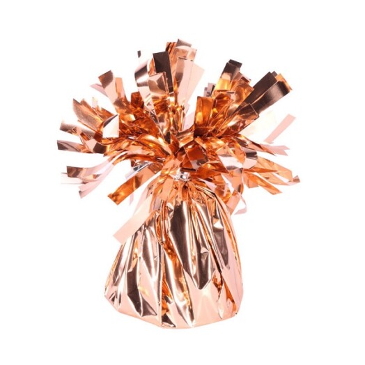 Box of 12 Apac Foil Balloon Weights - Rose Gold