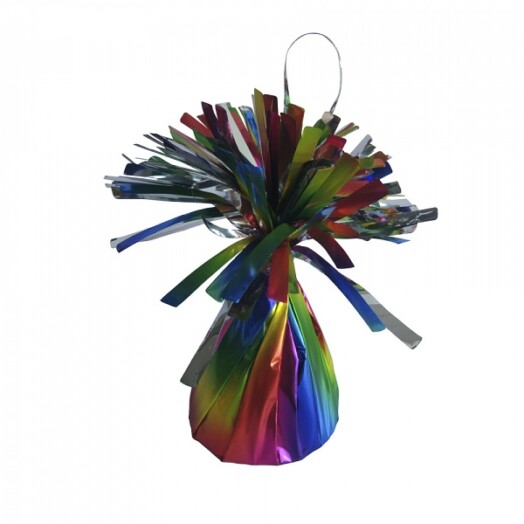 Box of 12 Apac Foil Balloon Weights - Tie Dye