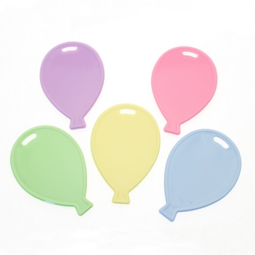 Assorted Pastel Colours Balloon Shaped Plastic Weights