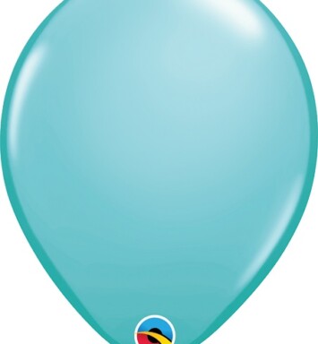 11 Inch Fashion Caribbean Blue Latex Balloons 25ct