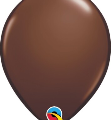 11 Inch Fashion Chocolate Brown Latex Balloons 100ct
