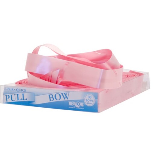 30mm Pullbow - Baby Pink