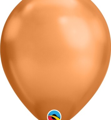 11 Inch Chrome Copper Latex Balloons 100ct