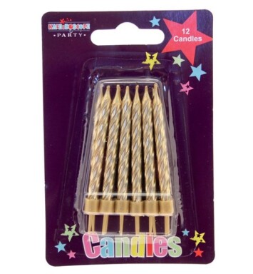 Gold Party Candle