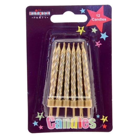 Gold Party Candle
