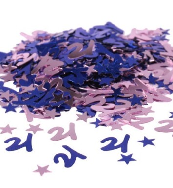 14g 21 Confetti Blue