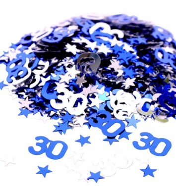 14g 30 Confetti Blue