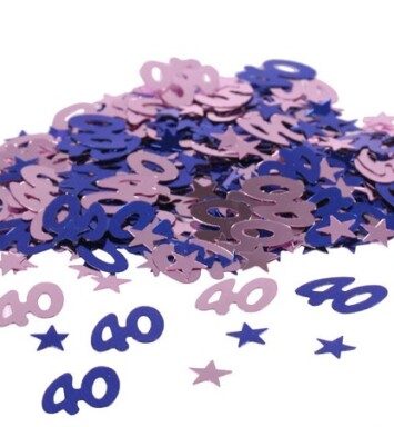 14g 40 Confetti Blue