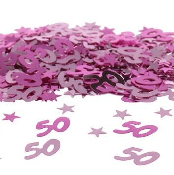 14g 50 Confetti Pink