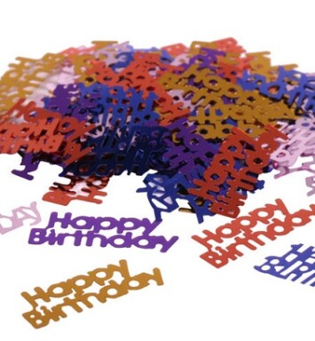 14g Happy Birthday Confetti Multi