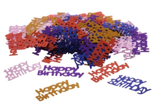 14g Happy Birthday Confetti Multi