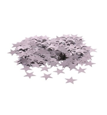 14g Silver Star Confetti
