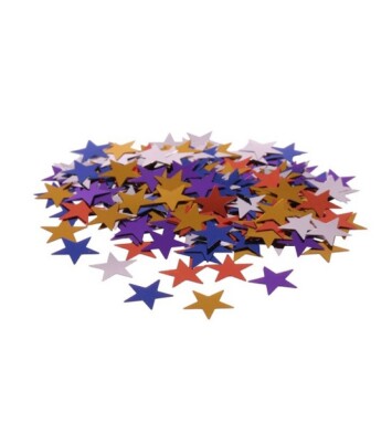 14g Multi Coloured Star Confetti