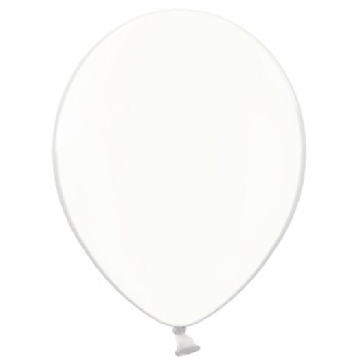 12 Inch Crystal Clear Latex Balloons 100ct