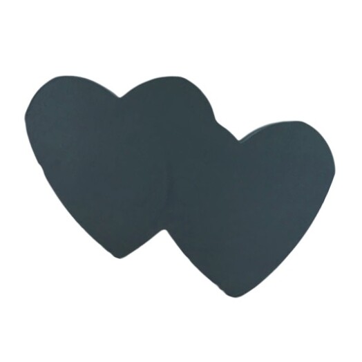 Foam Backed 15" Double Heart