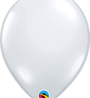 11 Inch Jewel Diamond Clear Latex Balloons 25ct
