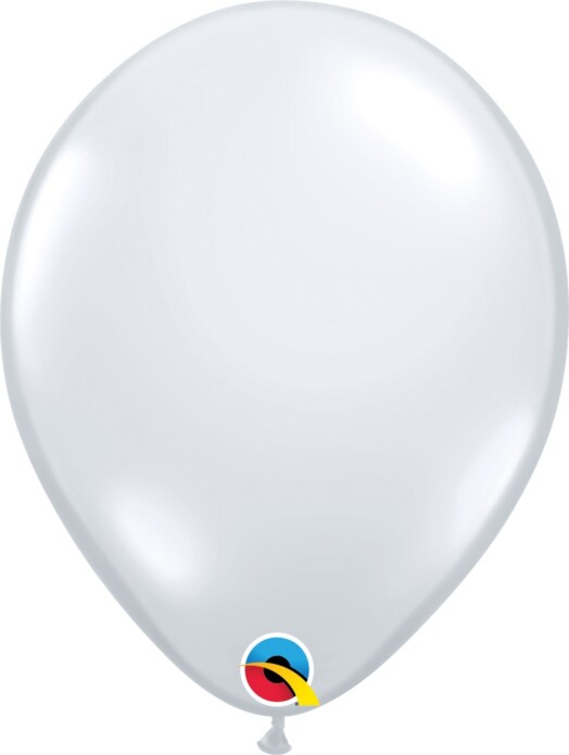 11 Inch Jewel Diamond Clear Latex Balloons 100ct