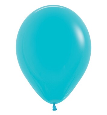 5 Inch Fashion Caribbean Blue Latex Balloons 100ct