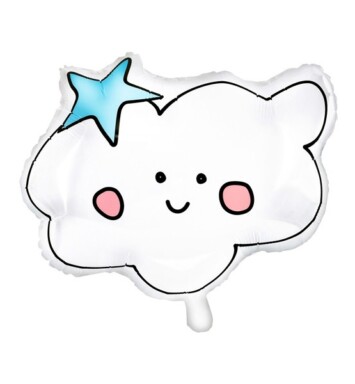 Cute Smile Cloud Super Shape Foil Balloon