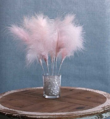 Fluff Feather Bunch - Baby Pink