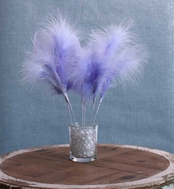 Fluff Feather Bunch - Light Purple