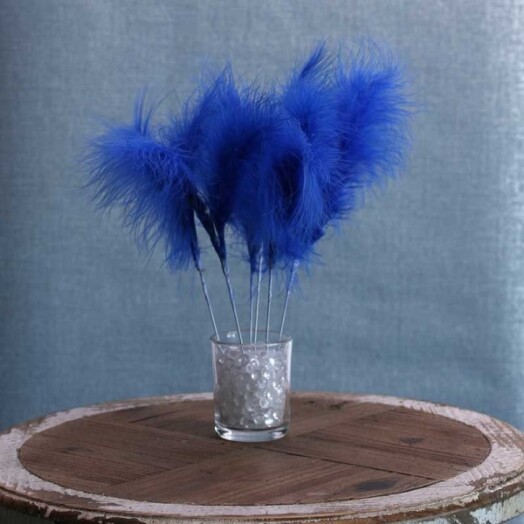 Fluff Feather Bunch - Royal Blue