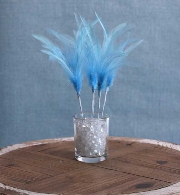 Narrow Feather - Baby Blue