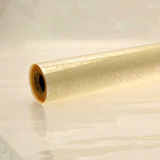 Cream Scroll Cellophane