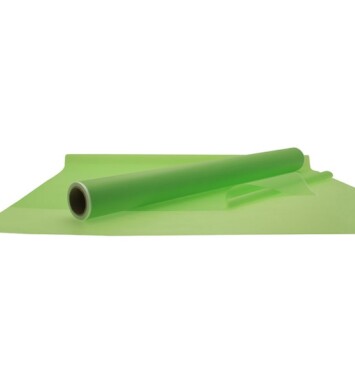 Green Frosted Cellophane